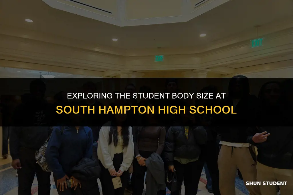 how many students at south hampton high school