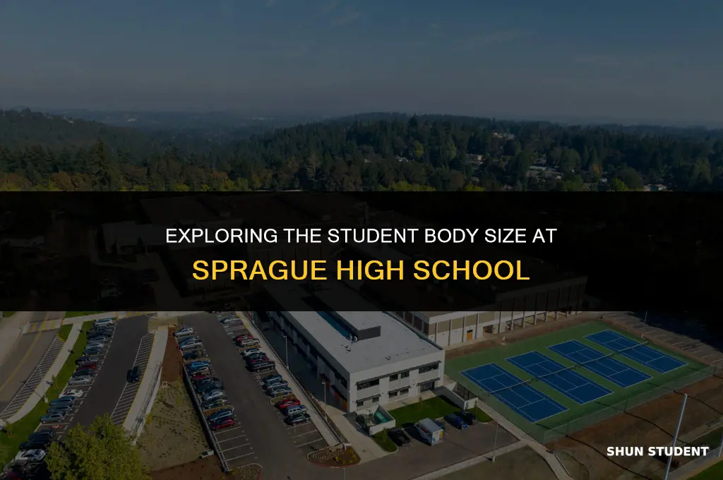 how many students at sprague high school