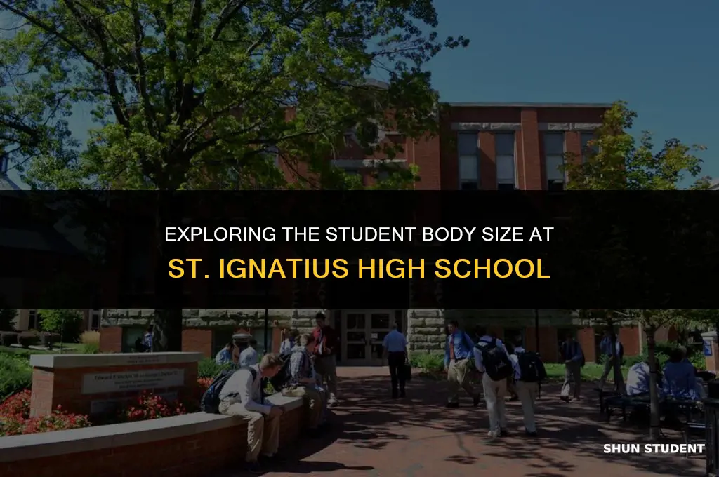 how many students at st ignatius high school