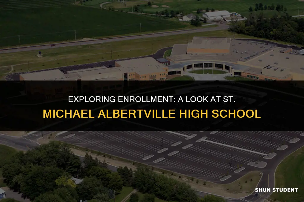 how many students at st michael albertville high school