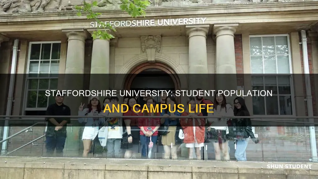 how many students at staffordshire university