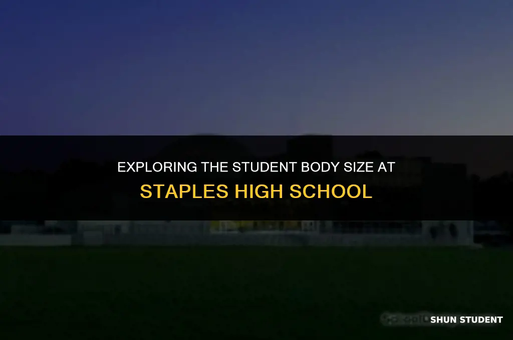 how many students at staples high school