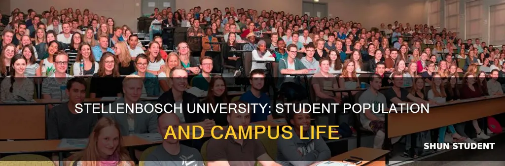 how many students at stellenbosch university