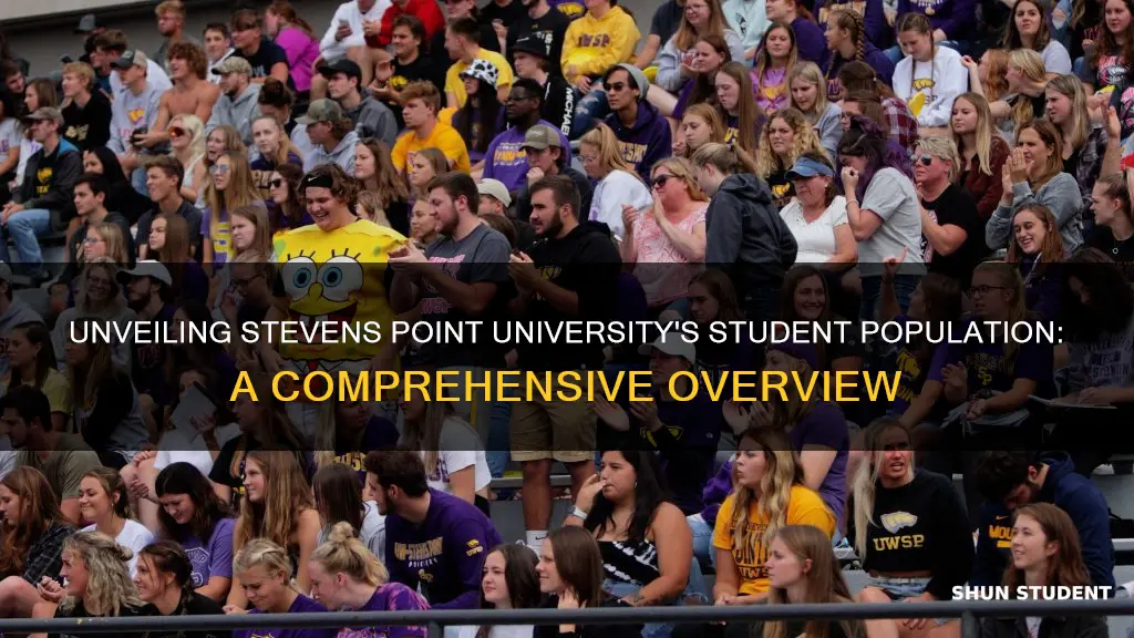 how many students at stevens point wi university