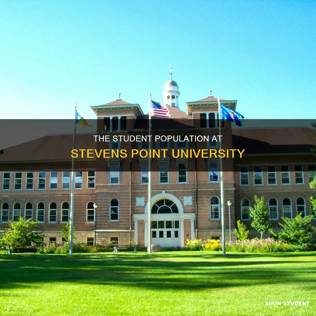 how many students at stevens point wi university