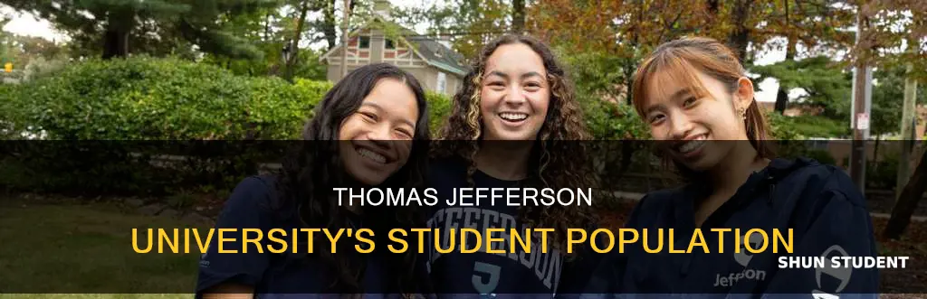 how many students at thomas jefferson university