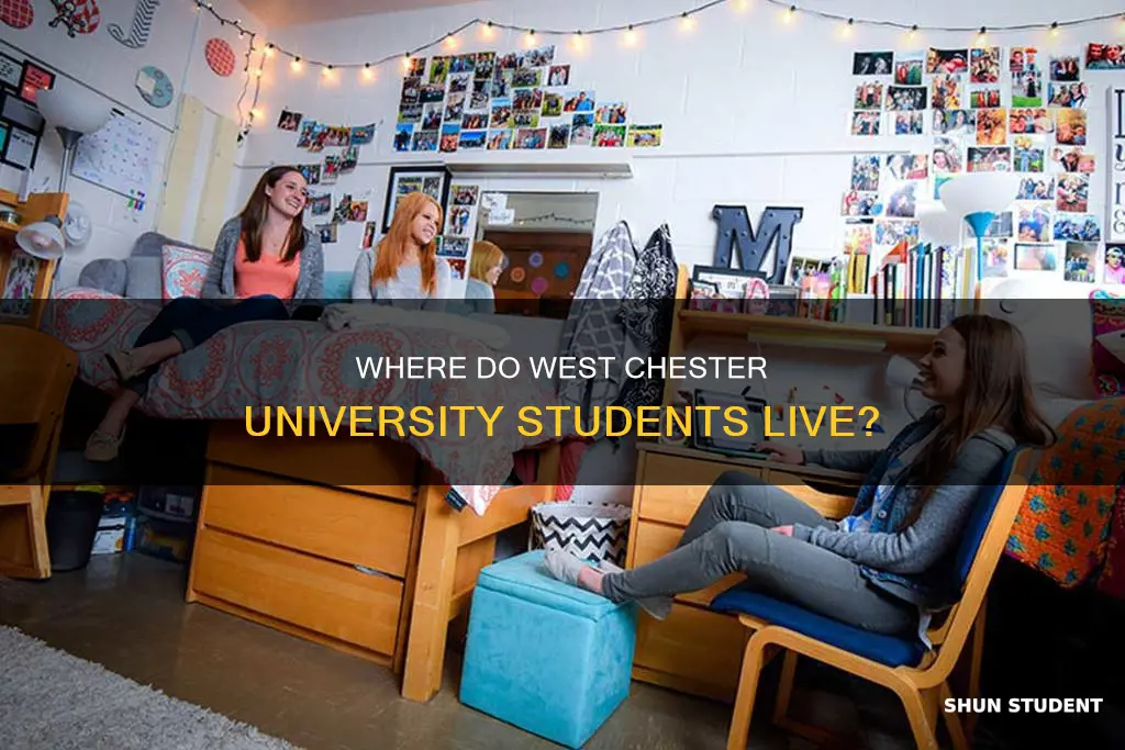 how many students at west chester university live on campus