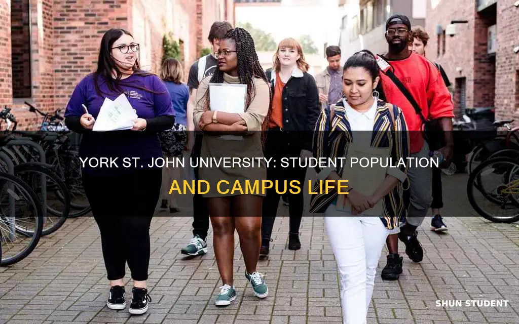 how many students at york st john university