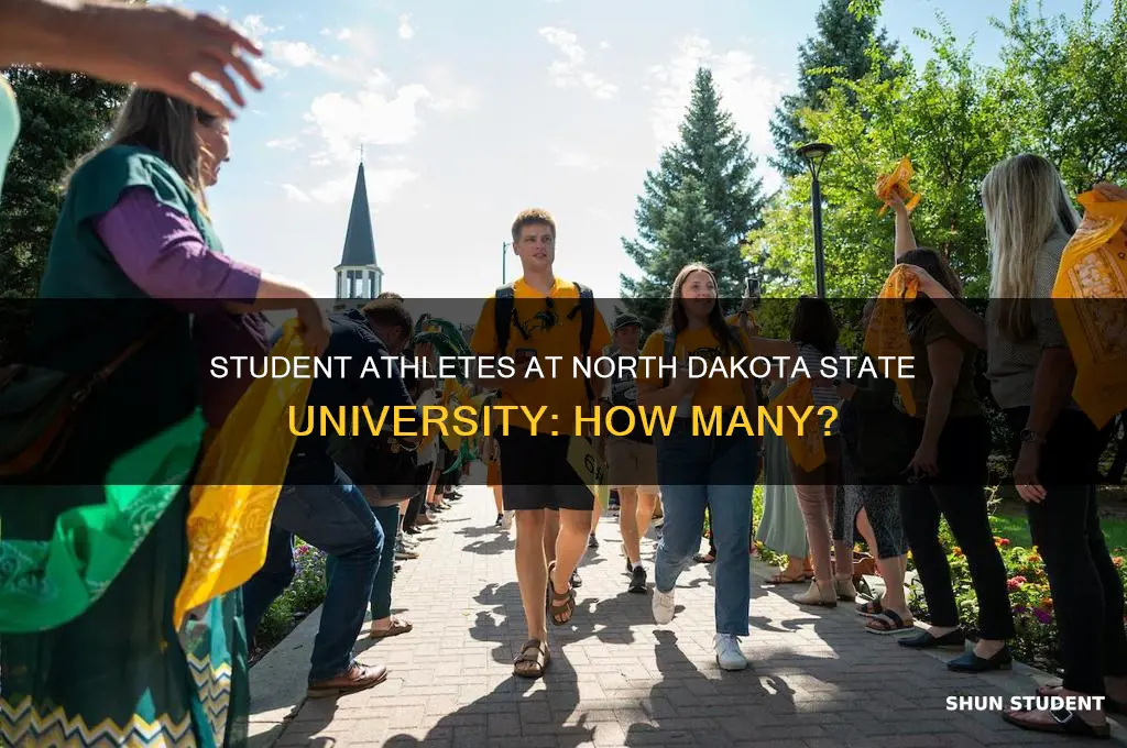 how many students athletes at north dokota state university