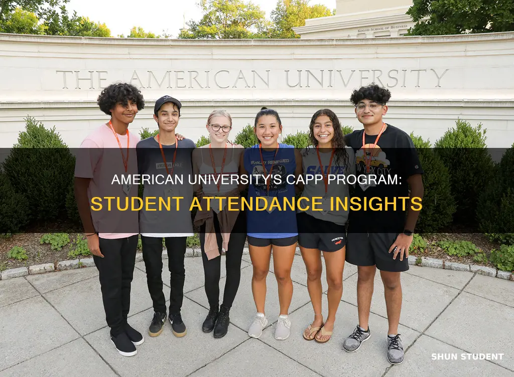 how many students attend american university cappe