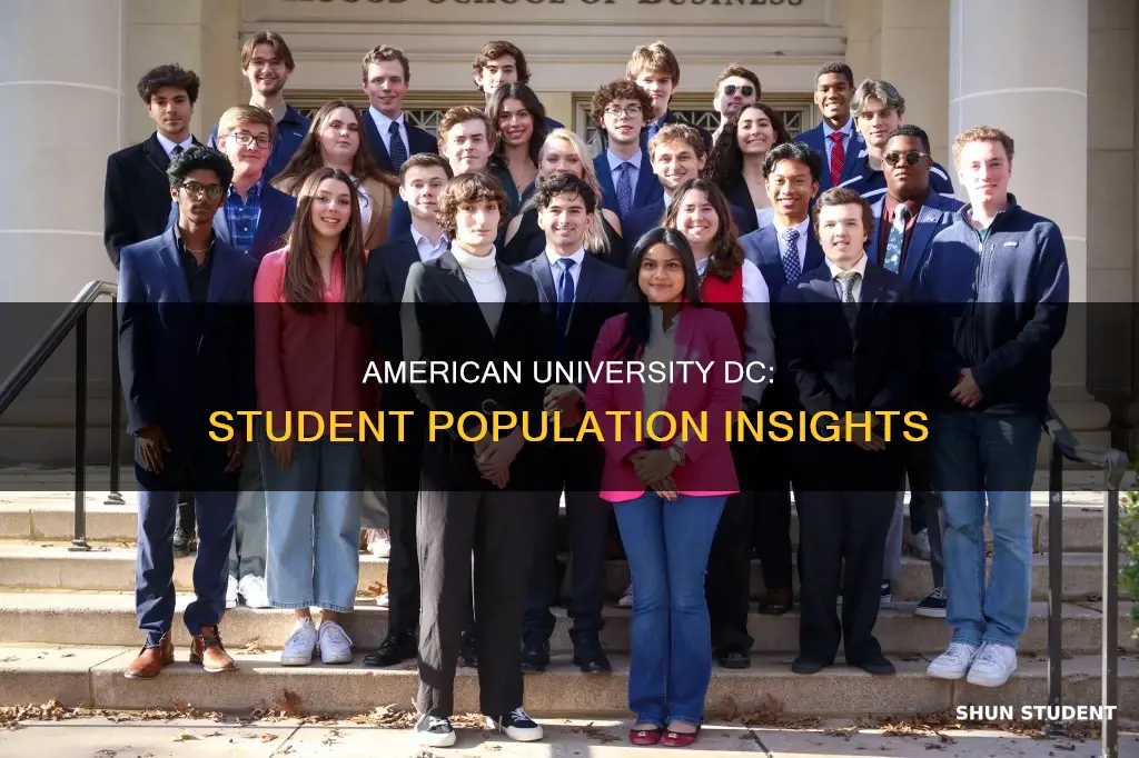 how many students attend american university dc