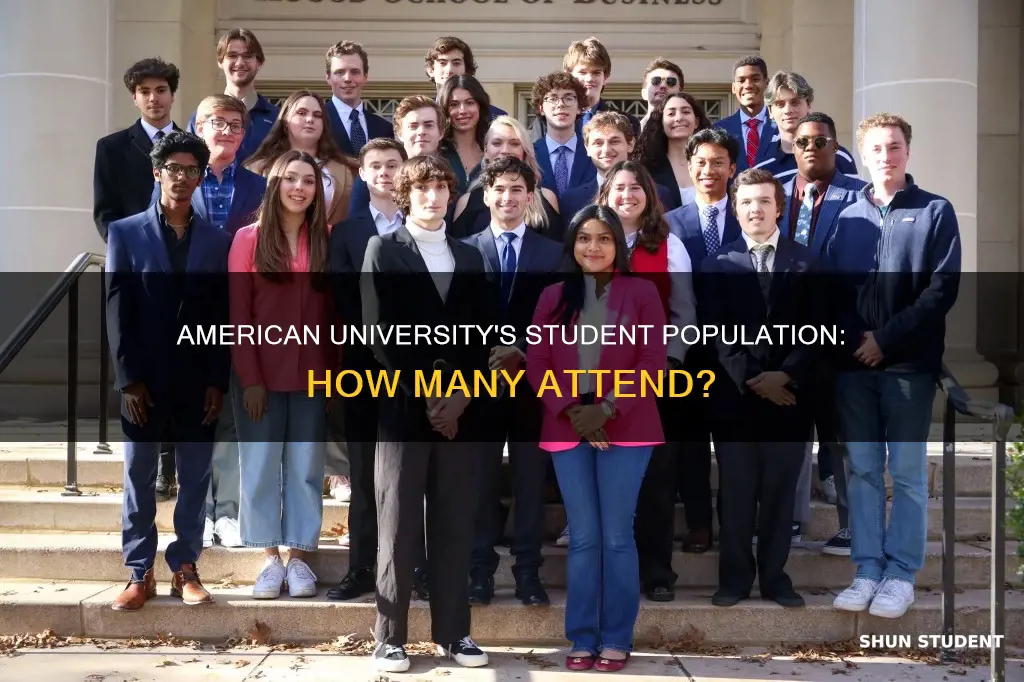 how many students attend american university