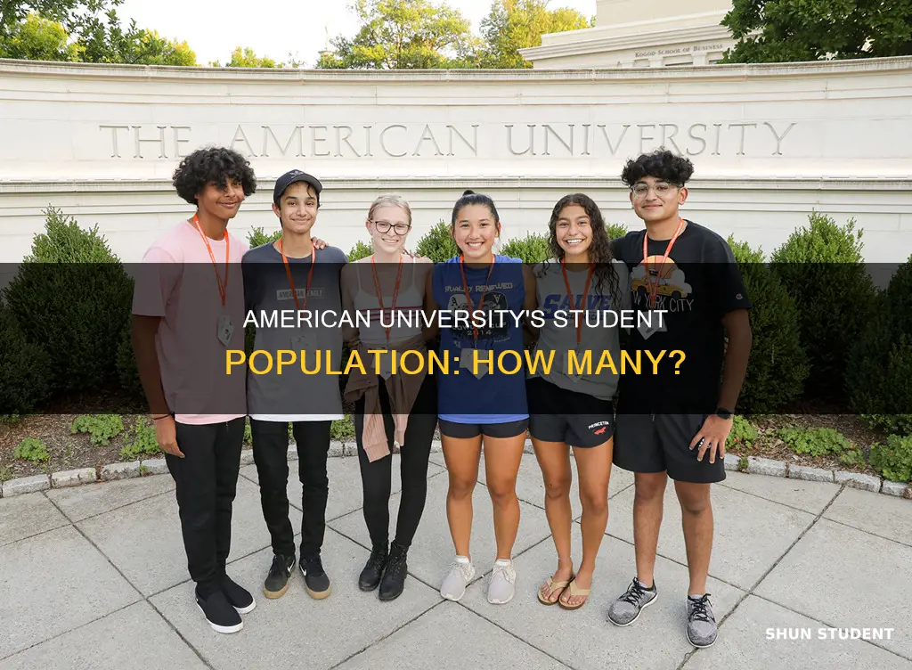 how many students attend american university