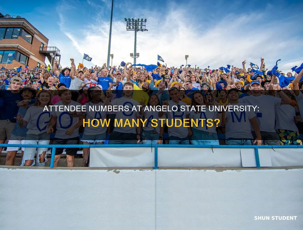 how many students attend angelo state university