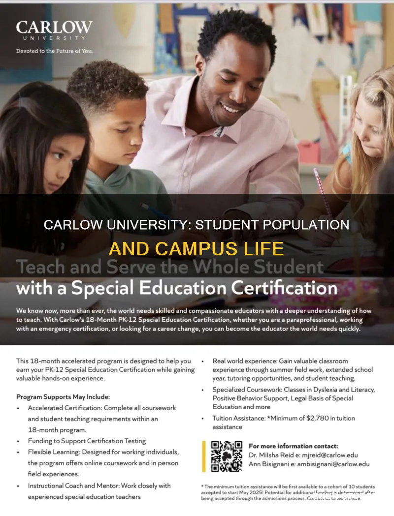 how many students attend carlow university