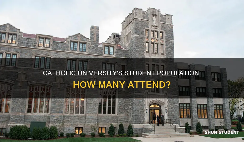 how many students attend catholic university