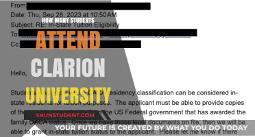 University Student Population: Clarion's Attendance Numbers