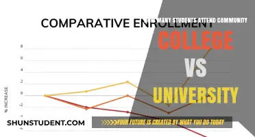 Community College vs University: Enrollment Comparison