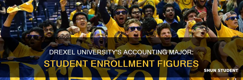 how many students attend drexel university accounting major