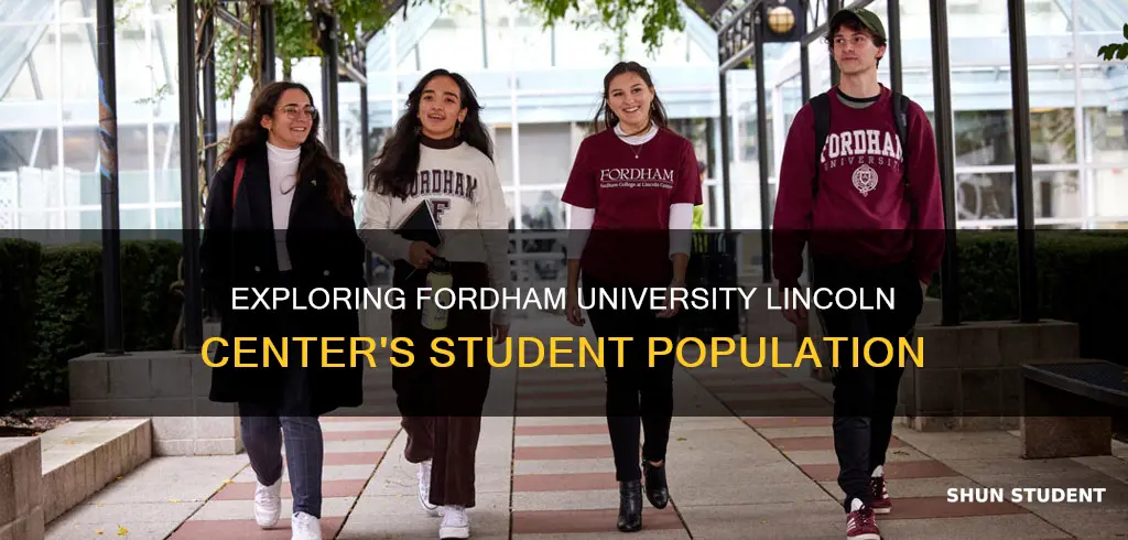 how many students attend fordam university lincoln center