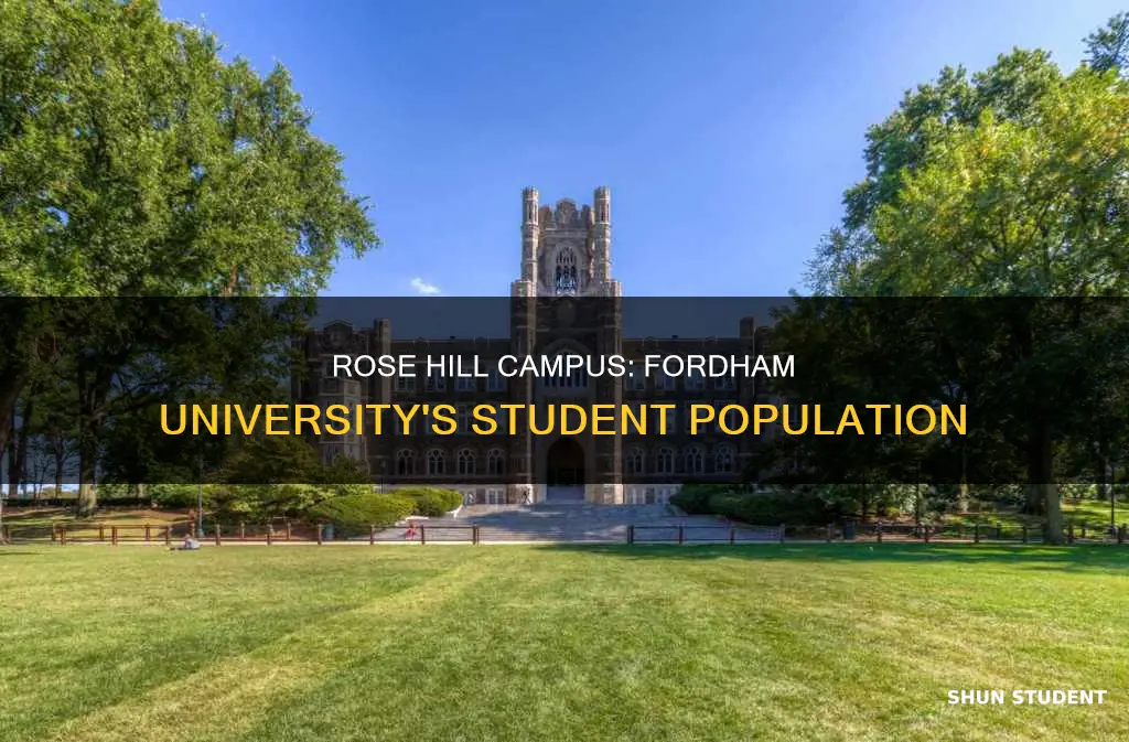 how many students attend fordham university rose hill