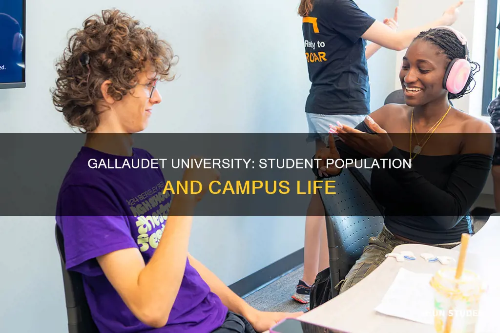 how many students attend gallaudet university