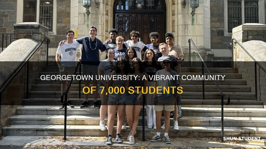 how many students attend georgetown university