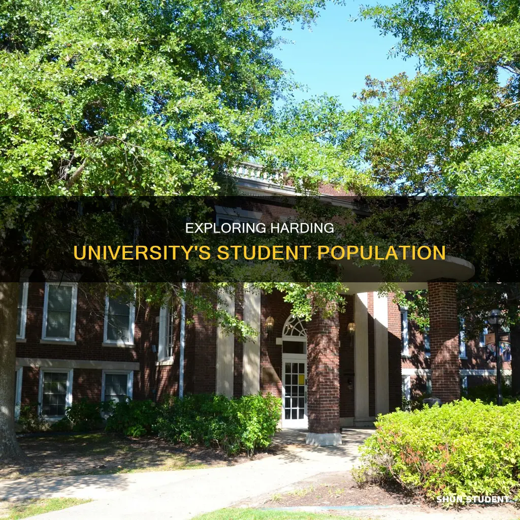 how many students attend harding university