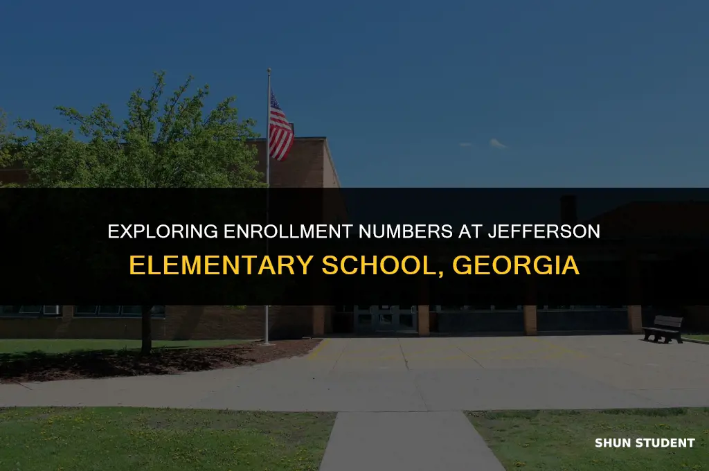 how many students attend jefferson elementary school jefferson ga