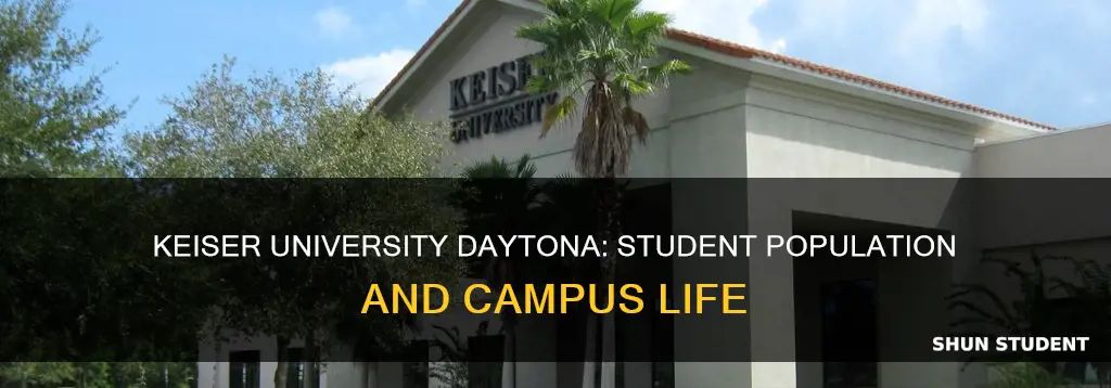 how many students attend keiser university daytona