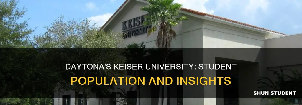 how many students attend keiser university daytona