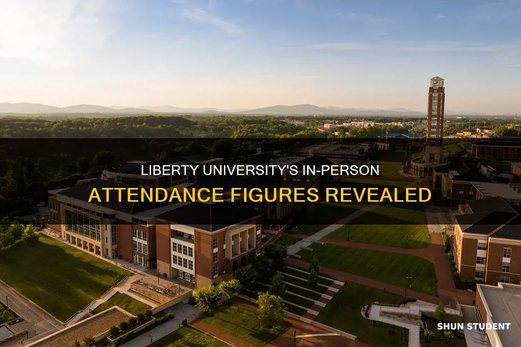 how many students attend liberty university in person
