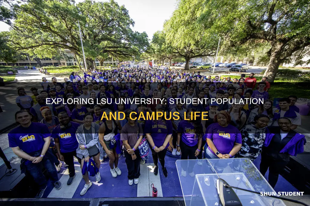 how many students attend lsu university