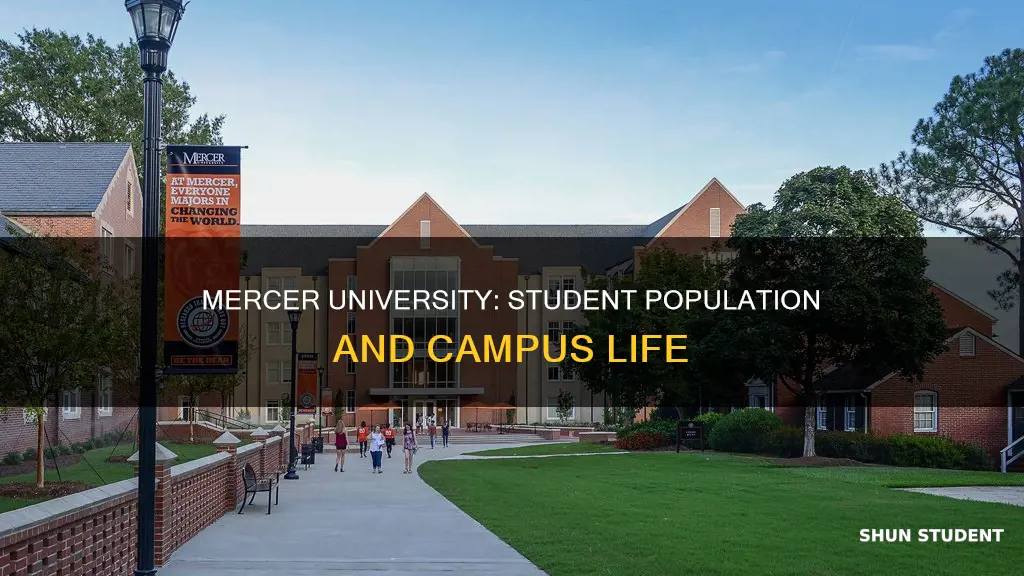 how many students attend mercer university