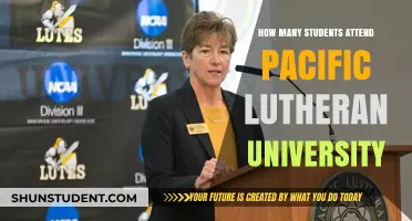 Attendee Numbers at Pacific Lutheran University