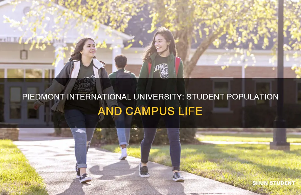 how many students attend piedmont international university