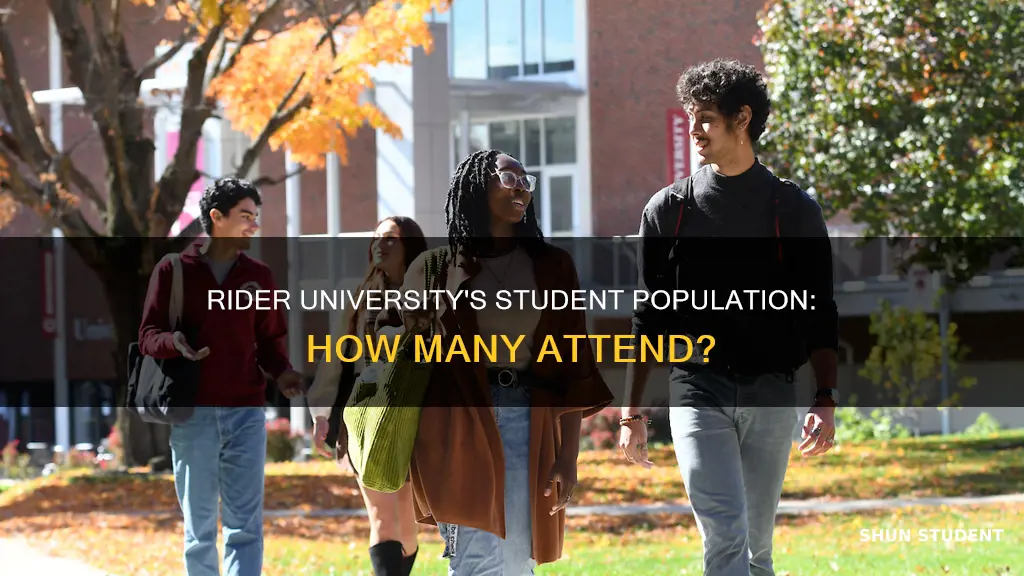 how many students attend rider university