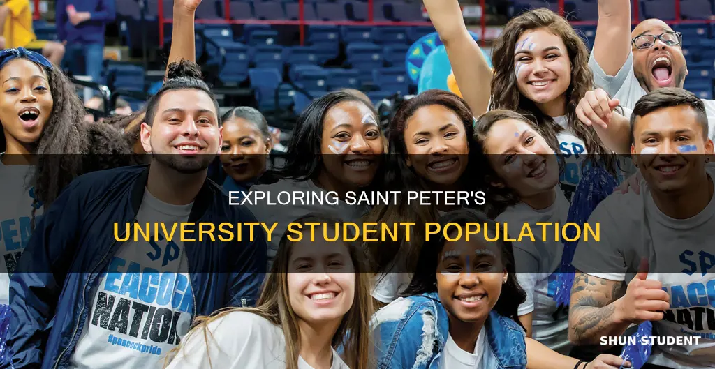 how many students attend saint peter