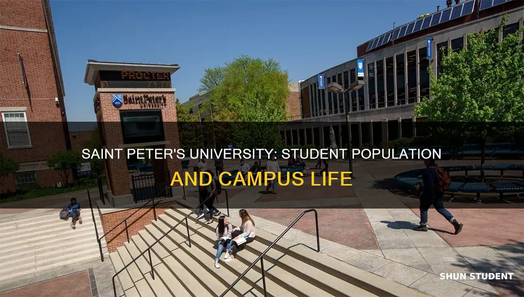 how many students attend saint peters university