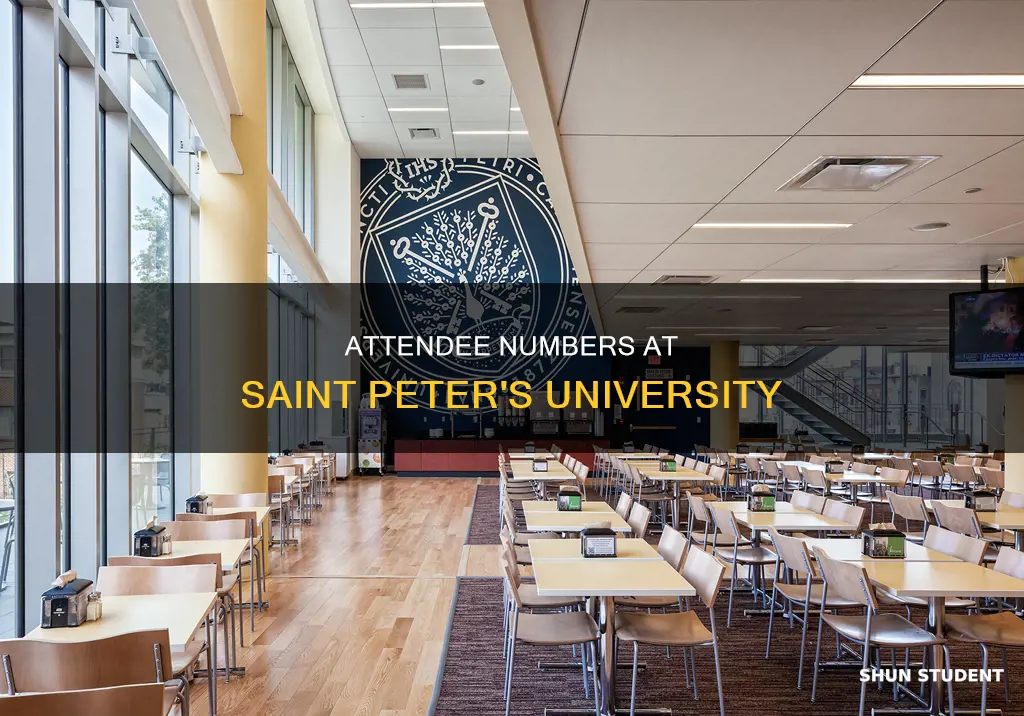 how many students attend saint peter