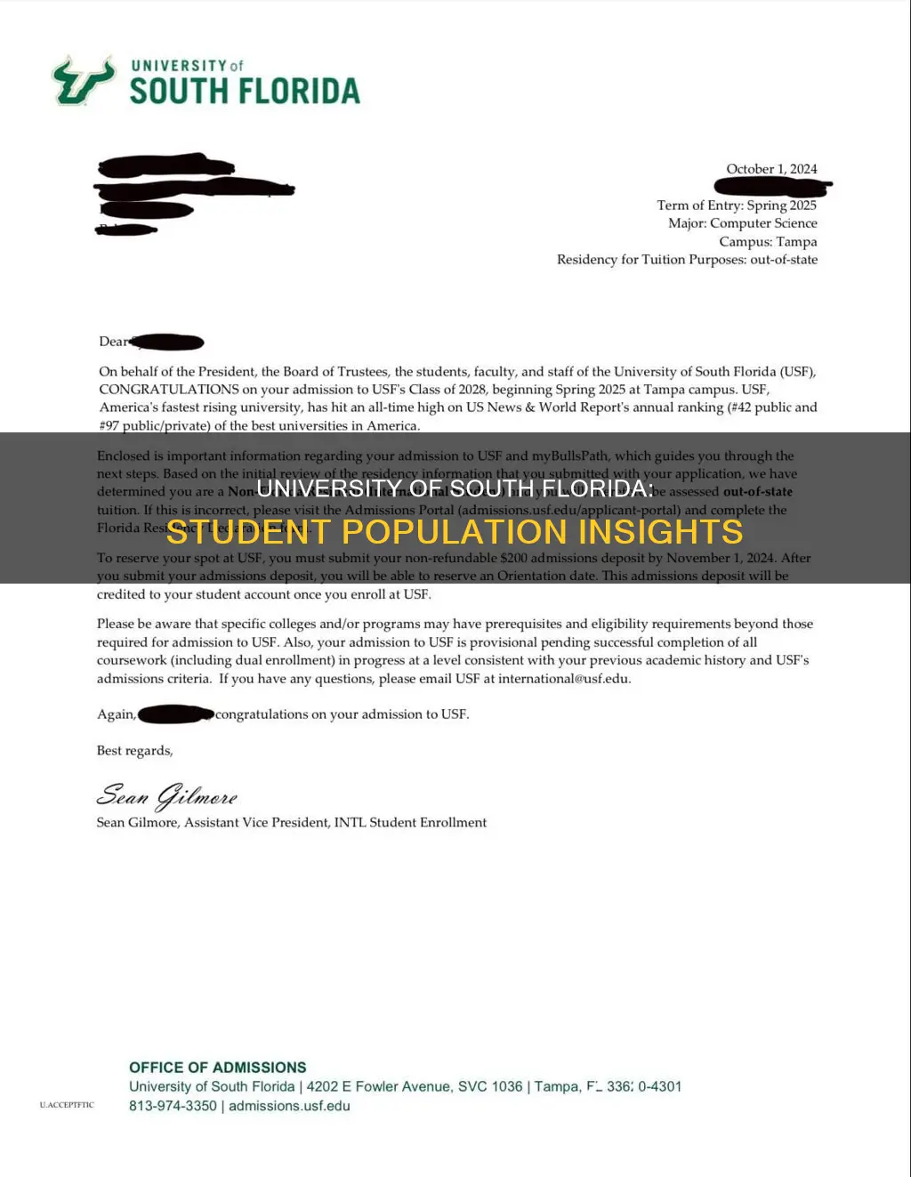 how many students attend south florida university