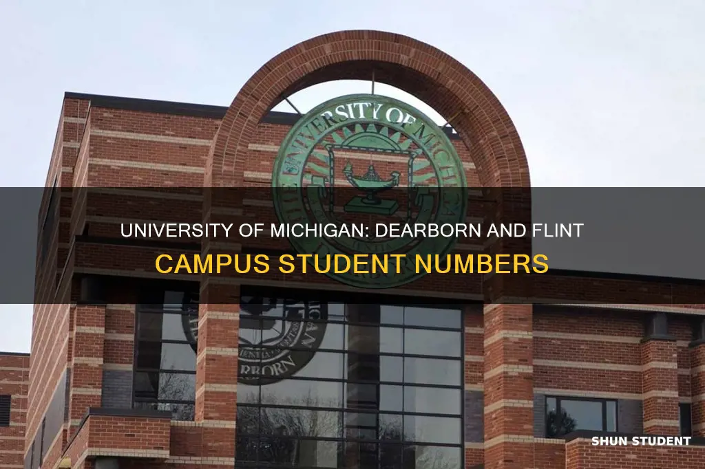 how many students attend university of michigan dearborn and flint