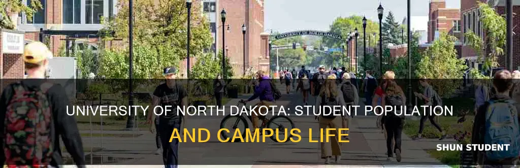 how many students attend university of north dakota