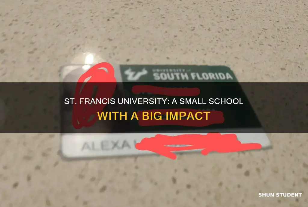 how many students attend university of st francis