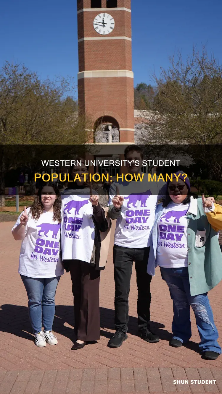 how many students attend western university