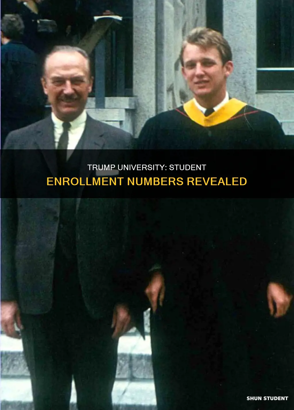 how many students attended trump university