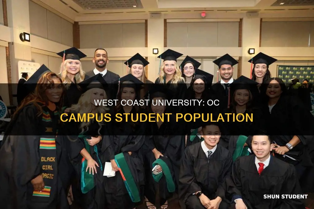 how many students attending west coast university oc