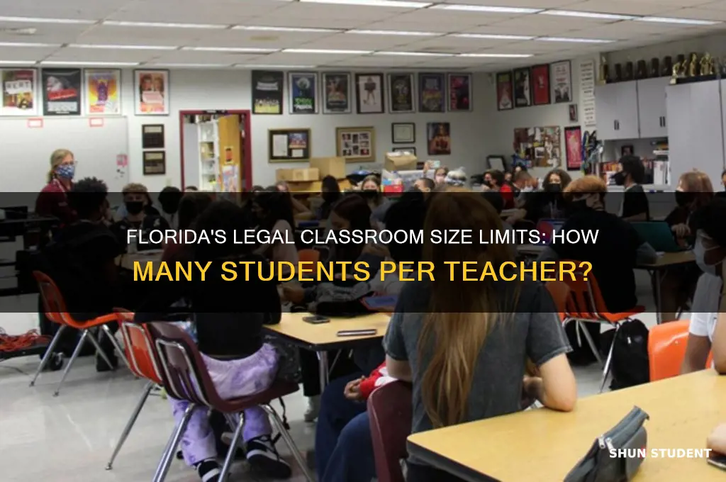 how many students can a teacher lwgally have in florida