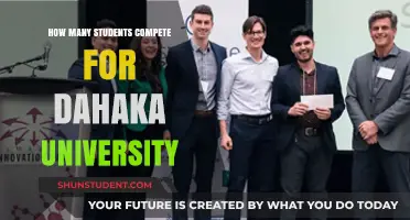 Competing for Dahaka University: How Many Students Vie for Spots?