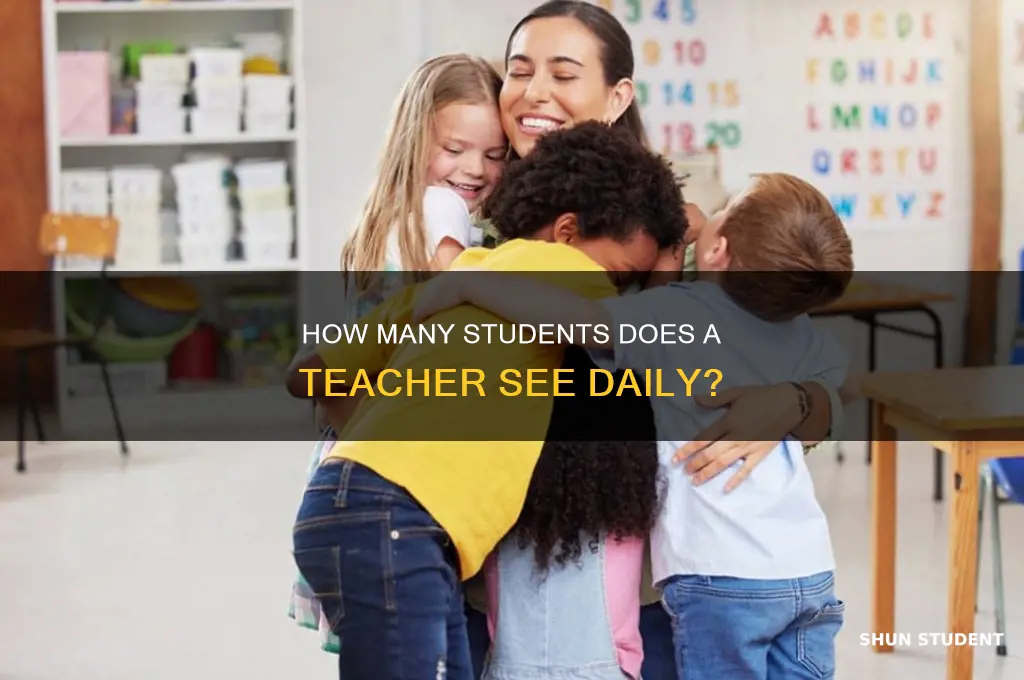 how many students do a teacher see